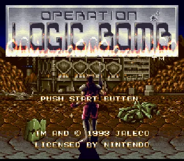 Operation Logic Bomb - The Ultimate Search & Destroy (Europe) screen shot title